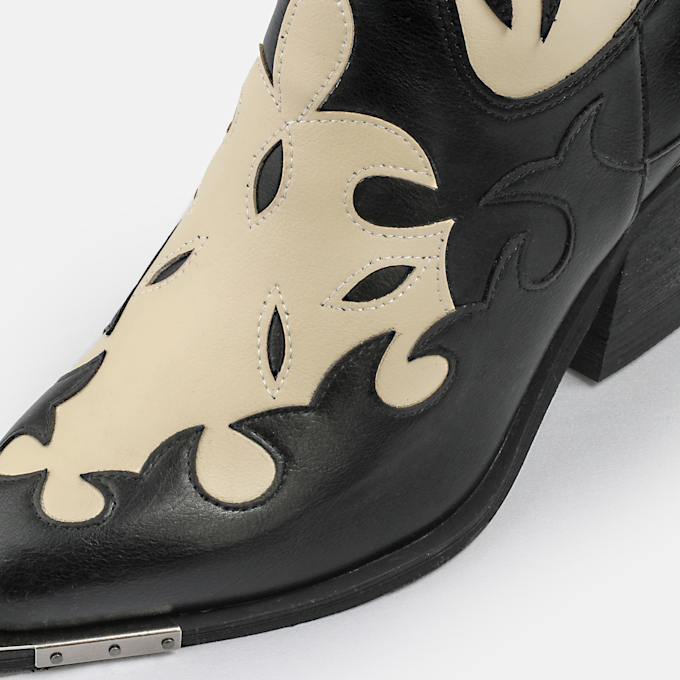 Buffalo West Bootie MID black 93560 3