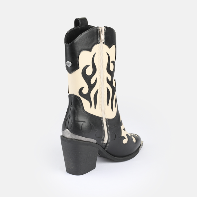 Buffalo West Bootie MID schwarz 93560 4
