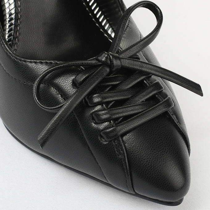 Buffalo Juliet Pump Lace black 93574 3