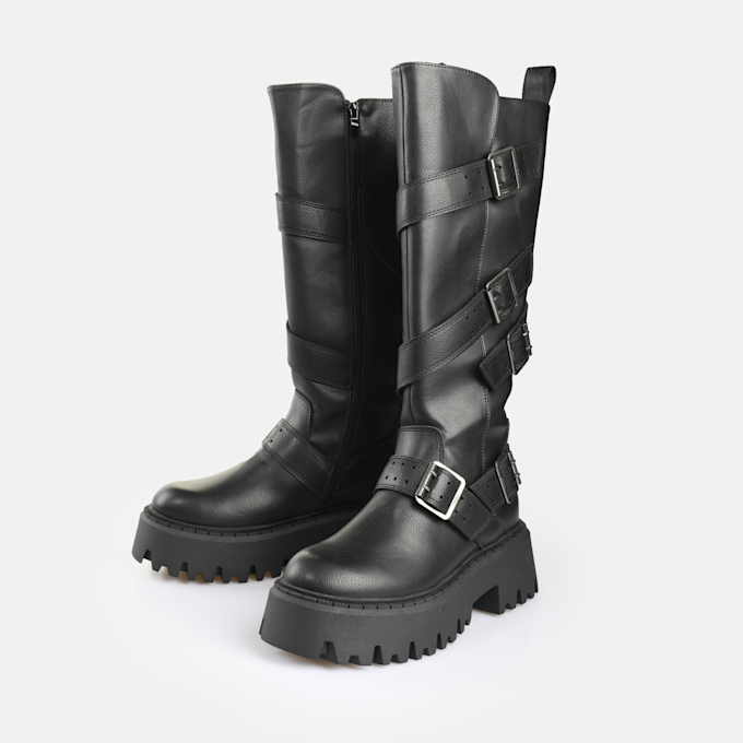 Buffalo Aspen Biker HI nero 92497 3