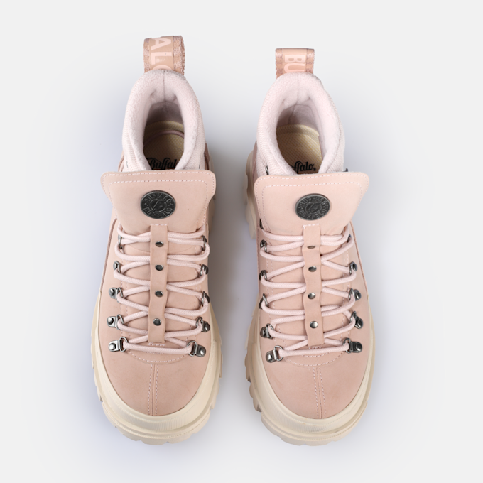 Buffalo Aspha Lace Up Hike Pink 92510 2