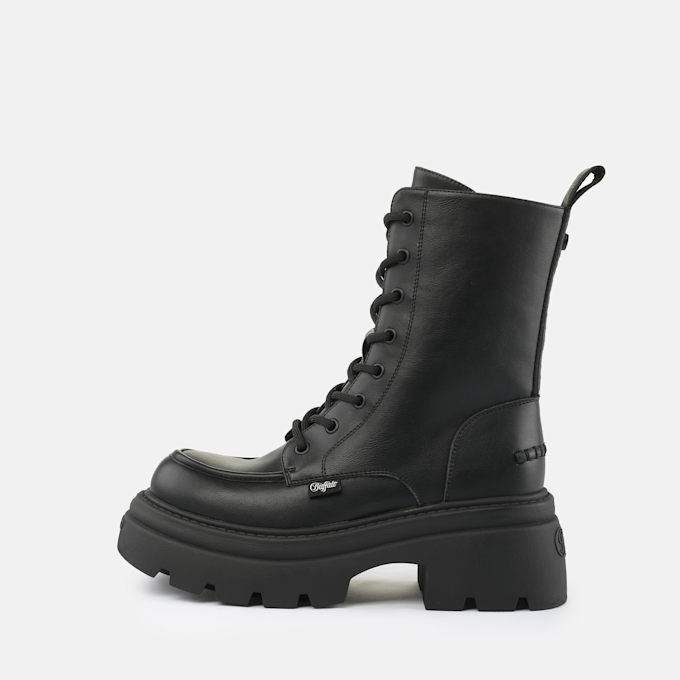 Buffalo Zaven Lace Up Mid negro 93029 1