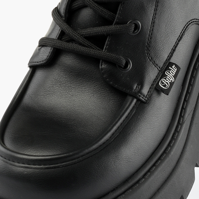 Buffalo Zaven Lace Up Mid negro 93029 3