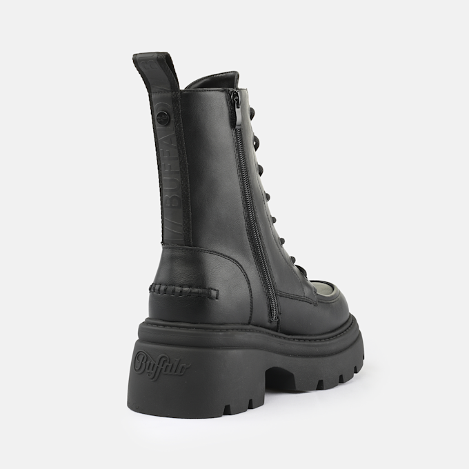 Buffalo Zaven Lace Up Mid black 93029 4