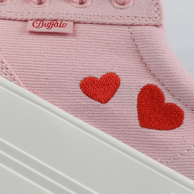 Buffalo Paired Heart Pink 97254 4