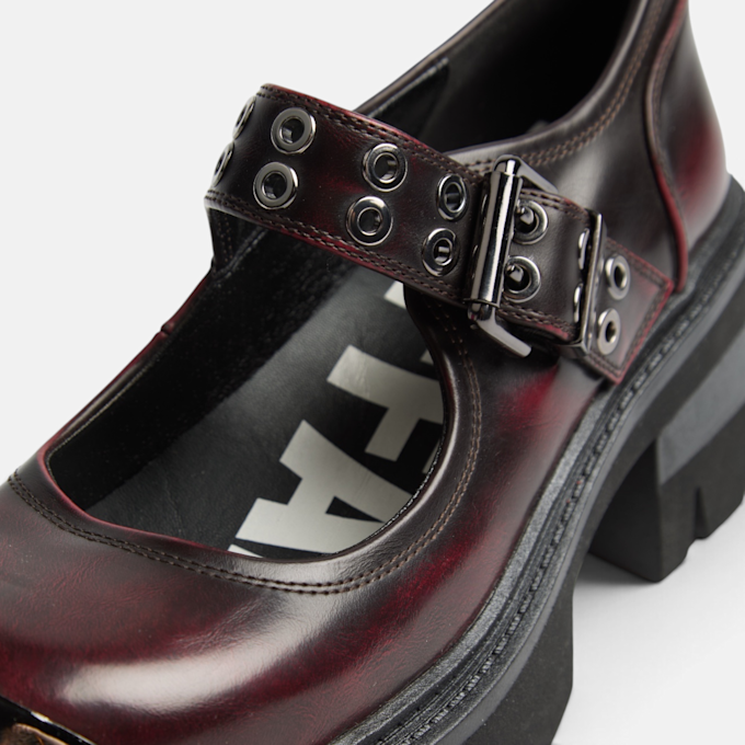 Buffalo SORAYA MARY JANE - VEGAN NAPPA - BLACK/RED Undefined Color 102286 4
