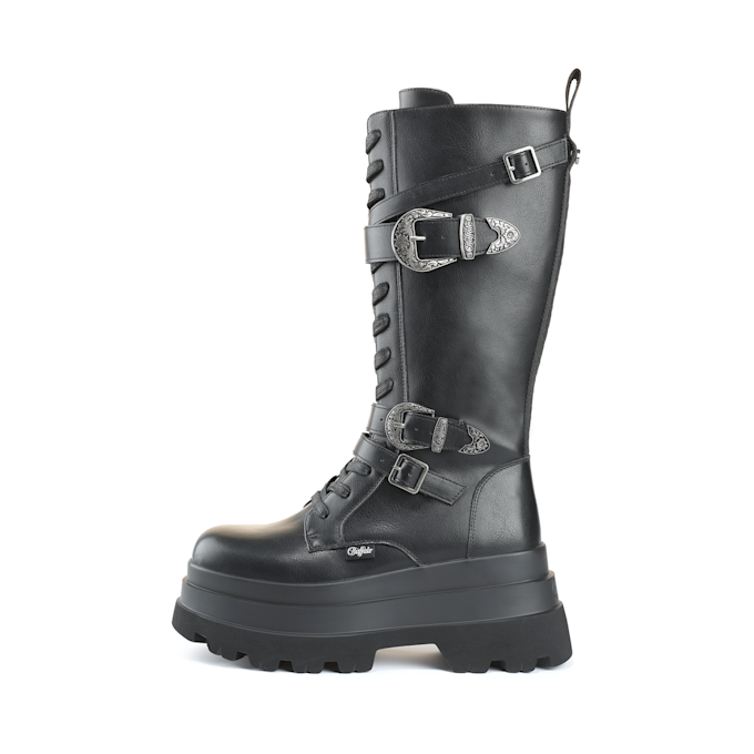 Buffalo Jupiter West Lace Up High noir 102319 1