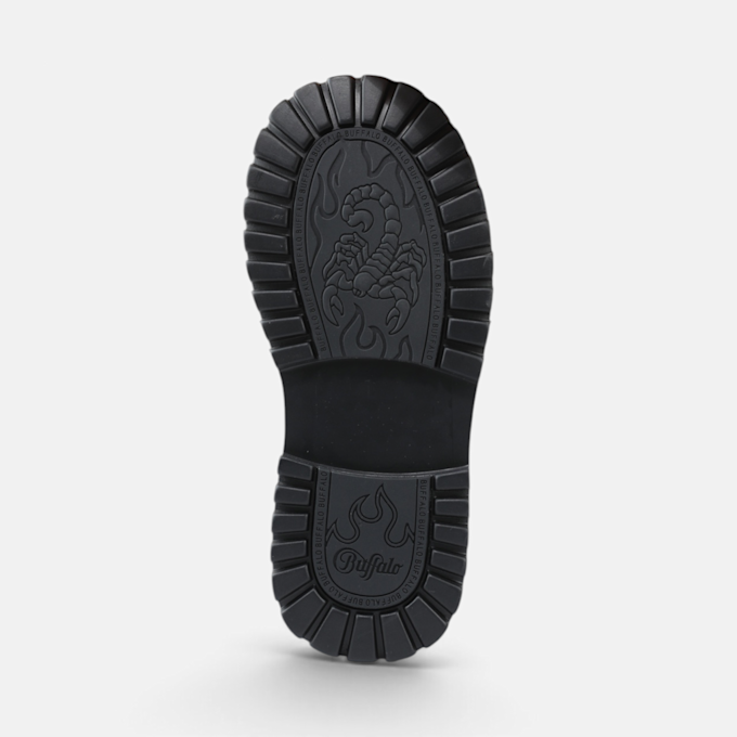 Buffalo Stack Lace Up MID noir 104560 5