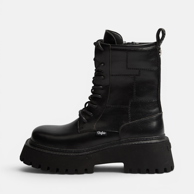Buffalo STACY LACE UP MID - VEGAN NAPPA schwarz 104588 1