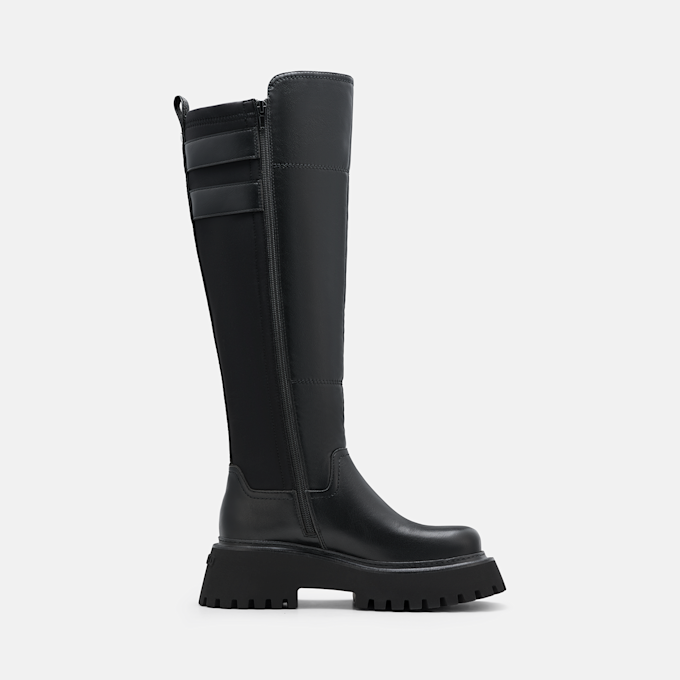 Buffalo STACY BIKER HI - VEGAN NAPPA black 104590 2
