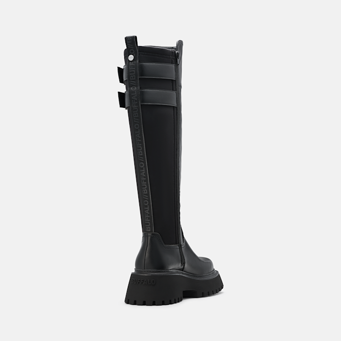 Buffalo STACY BIKER HI - VEGAN NAPPA schwarz 104590 4