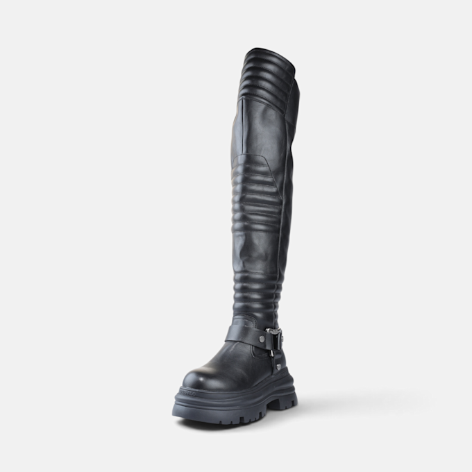 Buffalo Dione Overknee black 104603 2