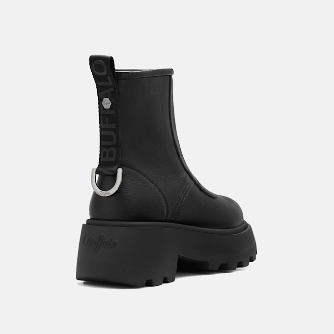 Buffalo PHANTOM FRONT ZIP - VEGAN NAPPA black 104605 4