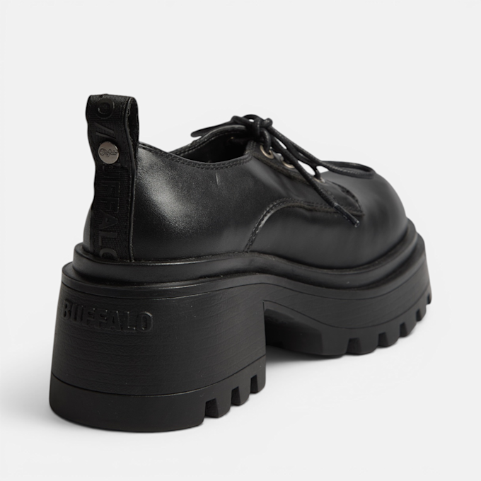 Buffalo LIVE LACE-UP LO - VEGAN NAPPA black 104628 3
