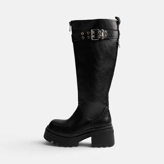 Buffalo LIV ZIP BOOT HI - VEGAN NAPPA Schwarz 104626 1
