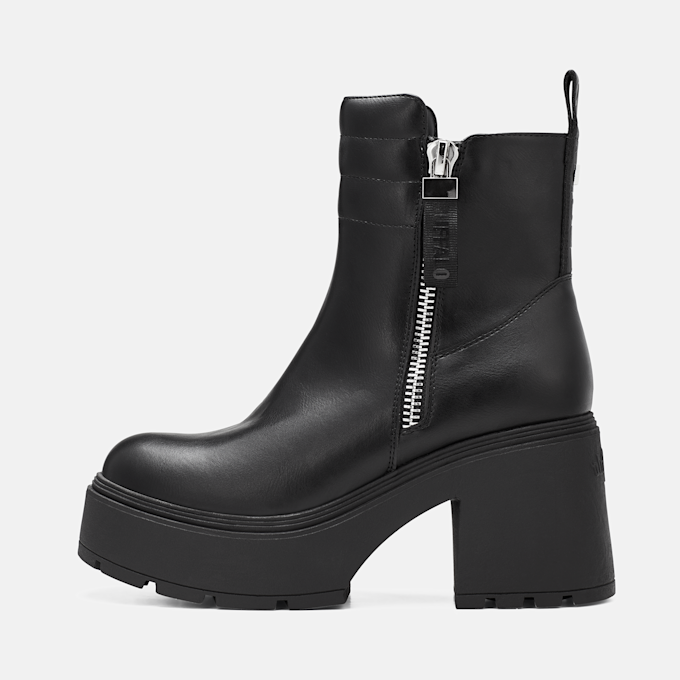 Buffalo MILA ZIP BOOT MID - VEGAN NAPPA black 104633 1
