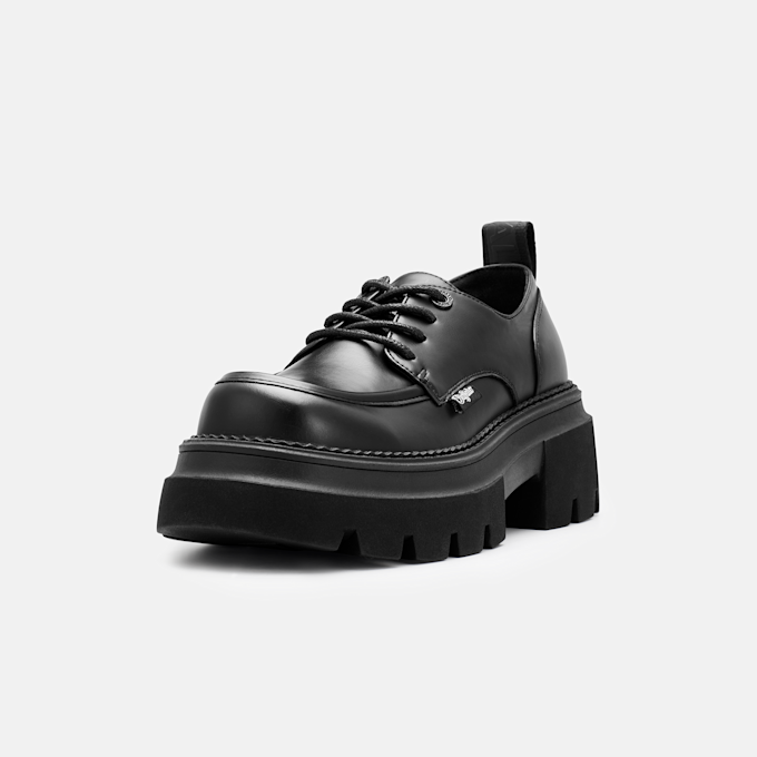 Buffalo MAVE LACE UP LO - VEGAN NAPPA black 104636 3