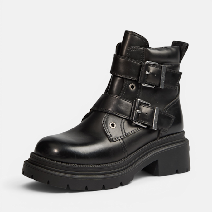 Buffalo CATHY BIKER MID TB - VEGAN NAPPA black 104639 2