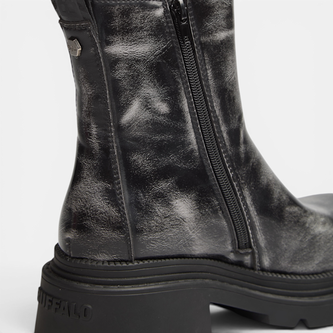 Buffalo CATHY ZIP MID - VEGAN NAPPA Grau 104641 4