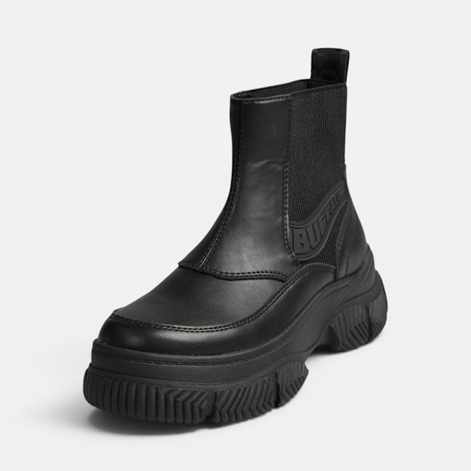 Buffalo DOOZER CHELSEA - VEGAN NAPPA Schwarz 104682 2
