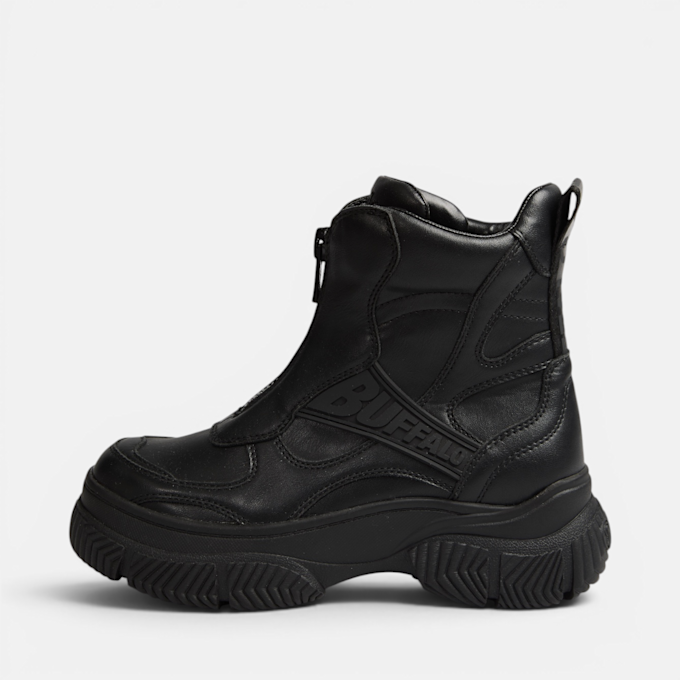 Buffalo DOOZER FRONT ZIP - VEGAN NAPPA black 104683 1