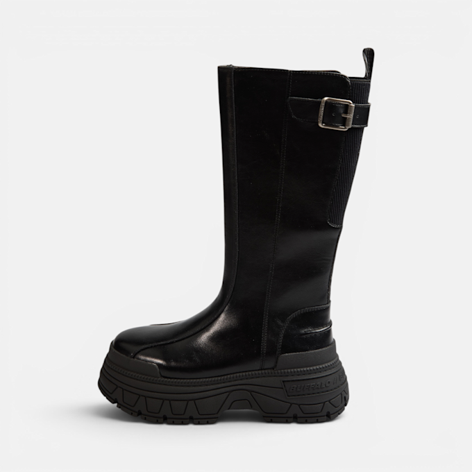Buffalo FUSION PANEL ZIP HI - VEGAN NAPPA Schwarz 104686 1