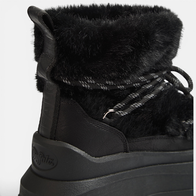 Buffalo OLYMPIA FUR BOOT - VEGAN NAPPA/FUR schwarz 104688 4