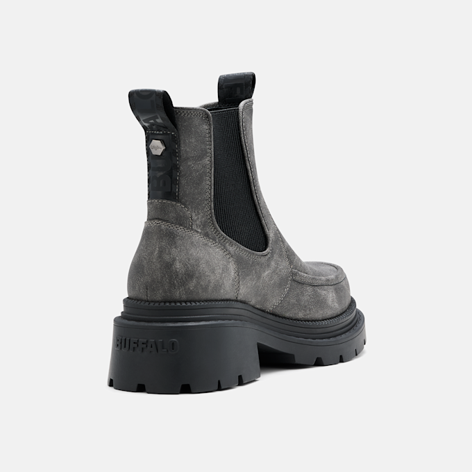 Buffalo JACK CHELSEA - VEGAN NUBUCK grey 104698 4