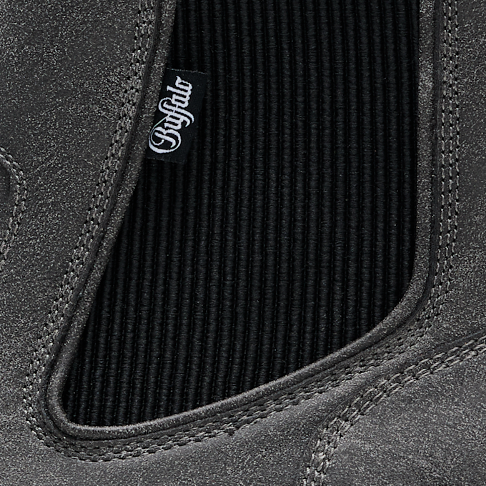 Buffalo JACK CHELSEA - VEGAN NUBUCK grau 104698 6