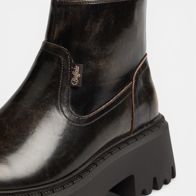 Buffalo ASPEN BOOT SHORT - VEGAN NAPPA brown 104702 4