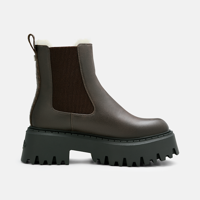 Buffalo ASPEN CHELSEA WARM - VEGAN NUBUCK braun 104708 2