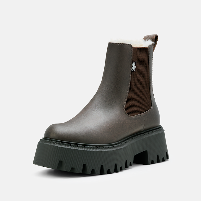 Buffalo ASPEN CHELSEA WARM - VEGAN NUBUCK brown 104708 3