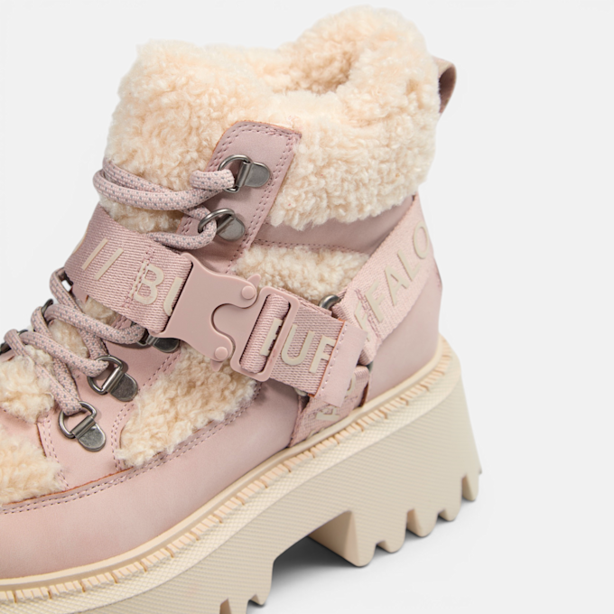 Buffalo ASPEN COM MID WARM - VEGAN NUBUCK/FUR beige 104710 4