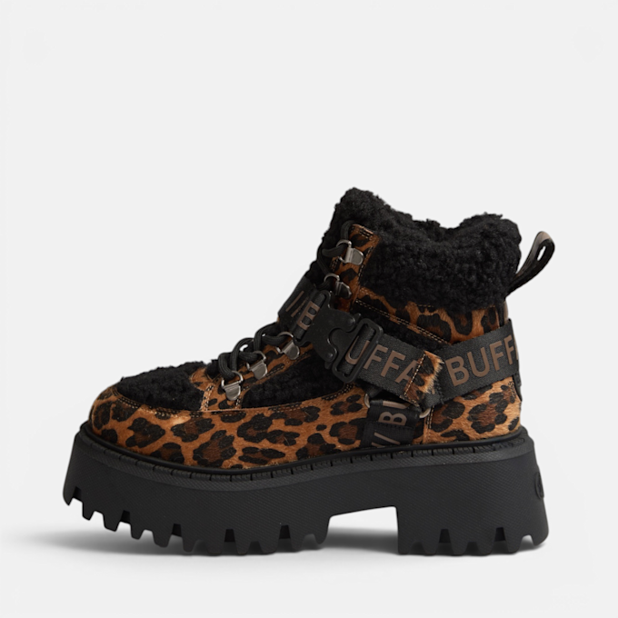 Buffalo ASPEN COM MID WARM - VEGAN FUR black 104713 1
