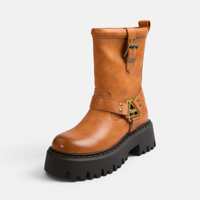 Buffalo ASPEN BIKER PULL ON - VEGAN NAPPA Braun 104721 2