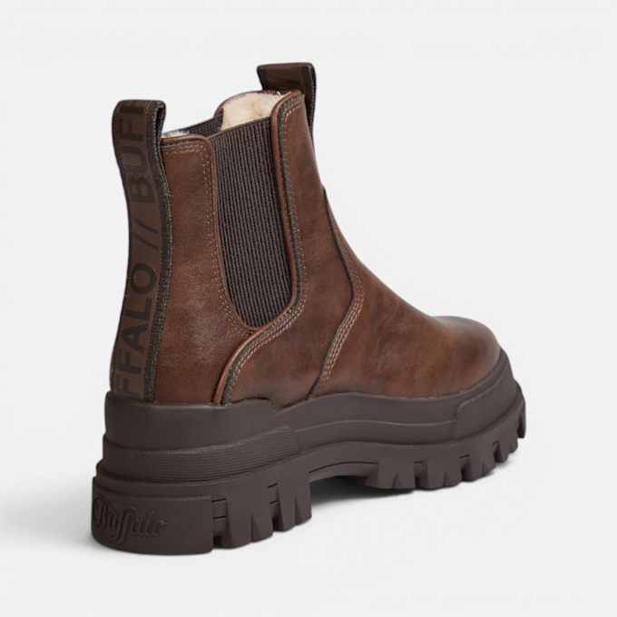 Buffalo ASPHA CHELSEA WARM - VEGAN NAPPA brown 104729 3