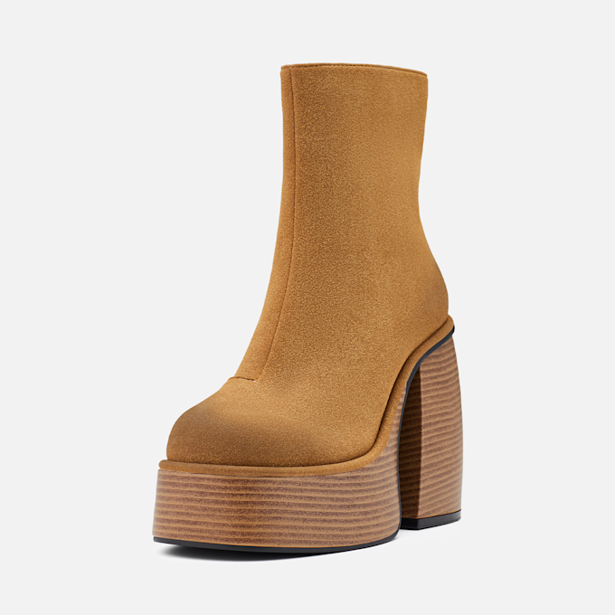 Buffalo Heart Bootie Stack braun 104865 3