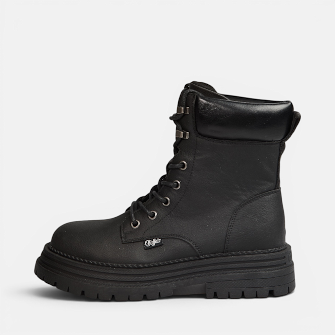 Buffalo LENNOX  WORKBOOT MID - VEGAN NAPPA black 104930 1