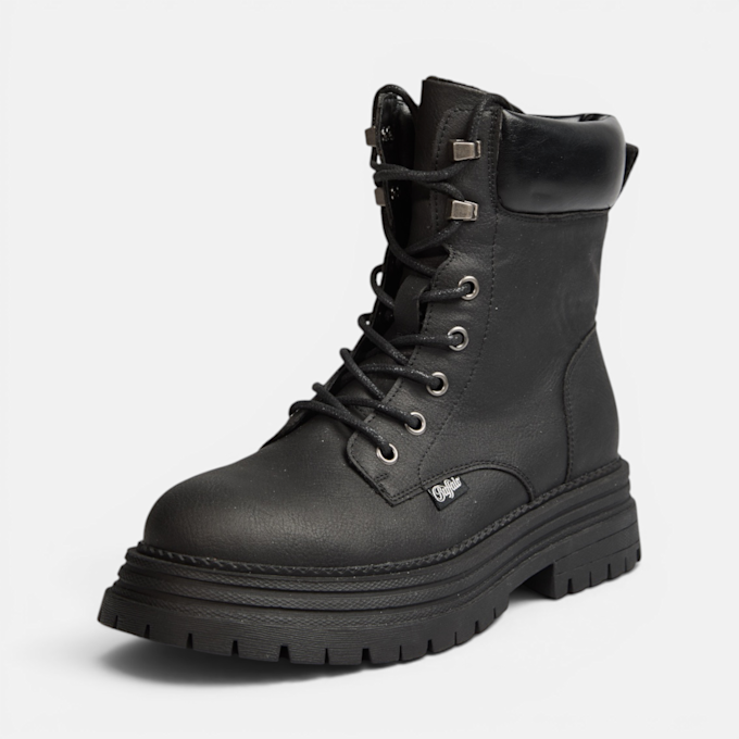 Buffalo LENNOX  WORKBOOT MID - VEGAN NAPPA black 104930 2