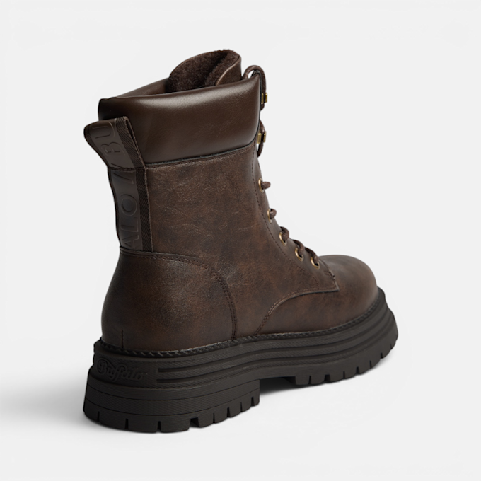 Buffalo LENNOX WORKBOOT MID - VEGAN NAPPA brown 104894 3