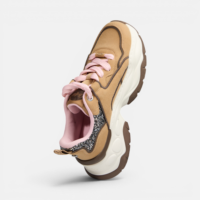 Buffalo JUMP ONE - VEGAN NUBUCK/NYLON beige 104908 4