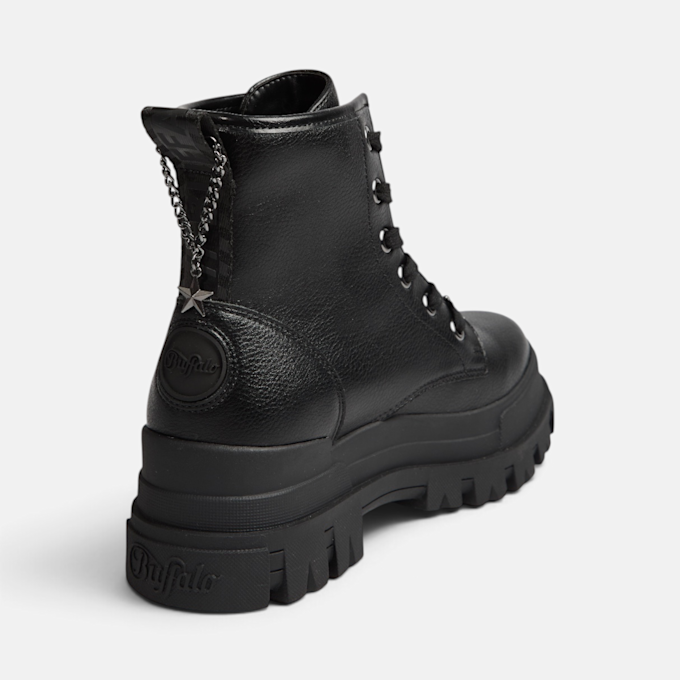 Buffalo ASPHA RLD PUNK BS - VEGAN NAPPA Schwarz 104918 3