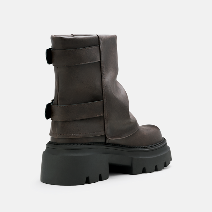 Buffalo MAVE FOLD MID  - VEGAN NAPPA Braun 104923 4