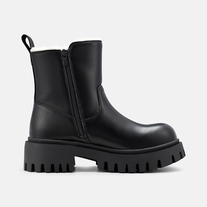 Buffalo ZANOS ZIP BOOT - VEGAN NAPPA Schwarz 105971 3