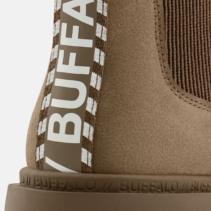 Buffalo ZANOS CHELSEA MID WARM - VEGAN NUBUCK brown 105974 5