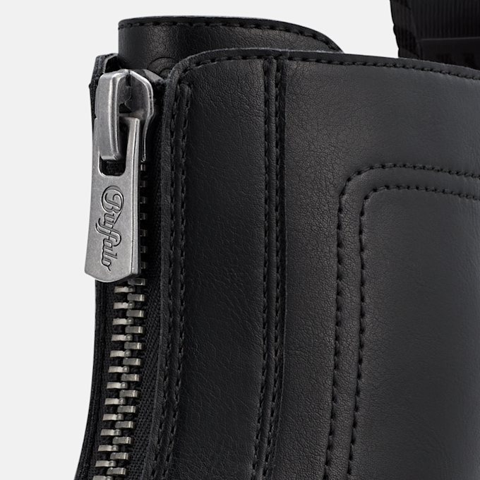 Buffalo ZARTO FRONT ZIP MID - VEGAN NAPPA Schwarz 105979 5