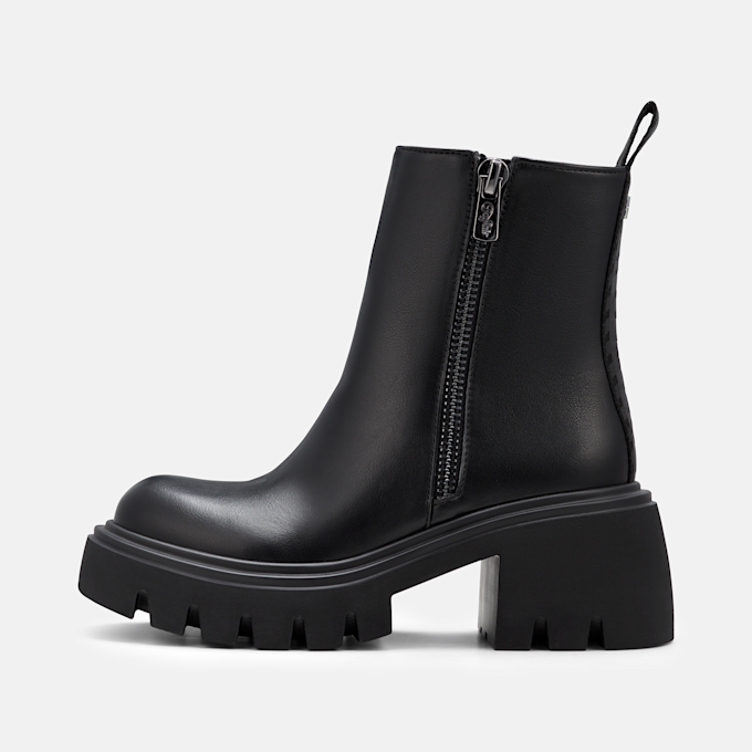 Buffalo ZENA ZIP BOOT MID - VEGAN NAPPA black 105986 1