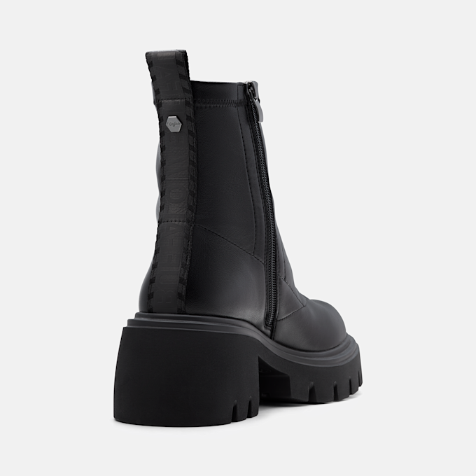 Buffalo ZENA SOCK BOOT MID - VEGAN NAPPA Schwarz 105989 4