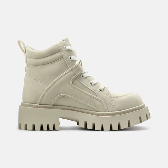 Buffalo ZANOS NC MID - VEGAN NUBUCK white 106101 3