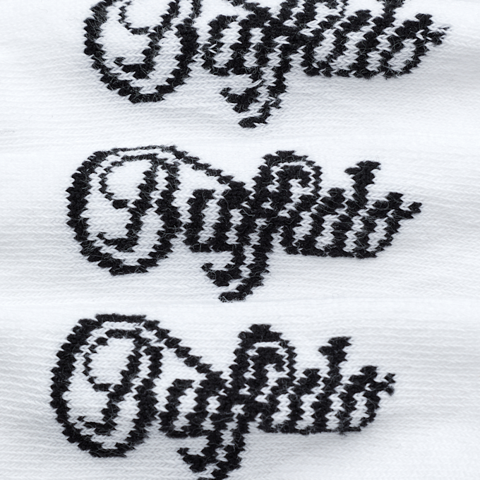 Buffalo Logo Short Socks (3 Pack) white 107067 2